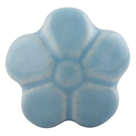 Turquoise Ceramic Flower Wine Stopper